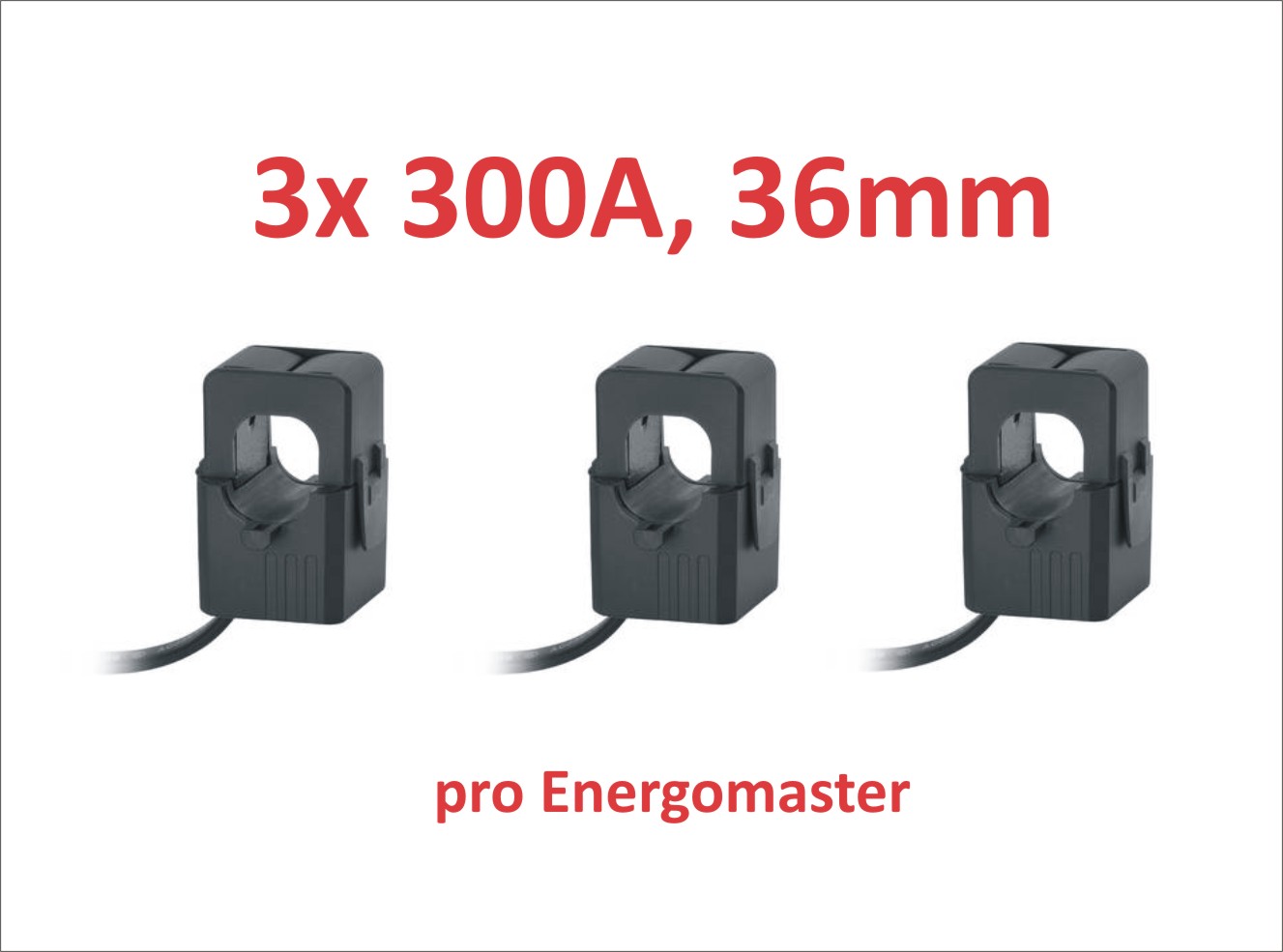 CT proudové cívky 300A, 36 mm, pro Energomaster - 3 ks