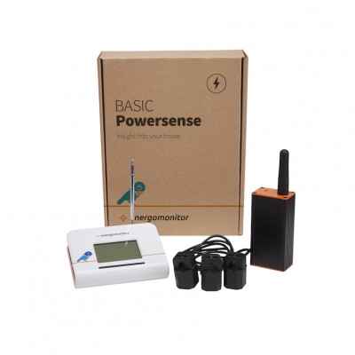 Sada pro bezdrátové sledování spotřeby elektřiny Energomonitor Powersense 3x80A, 10mm
