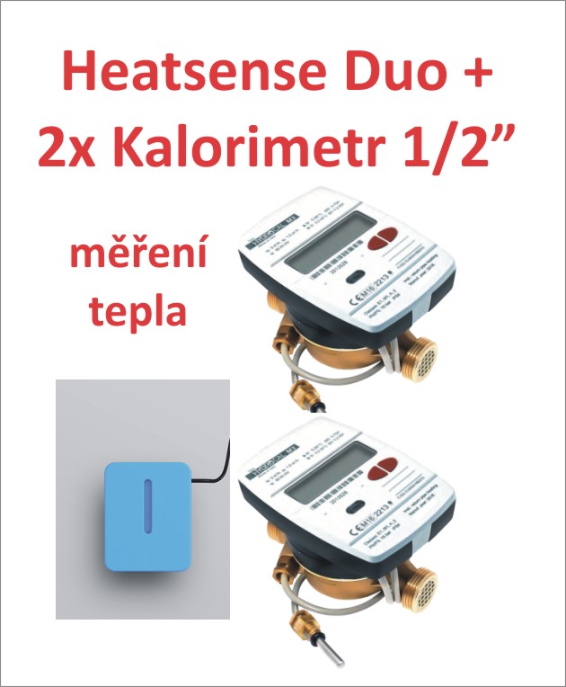 UNIT Heatsense S0 Duo + 2x kalorimetr 1/2" 